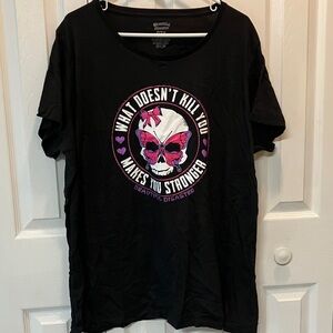 Beautiful Disaster Black Short Sleeve Tee